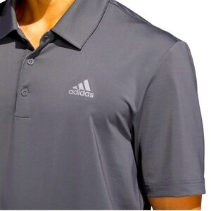 ADIDAS Men’s Large Ultimate365 Solid Polo Shirt charcoal XL